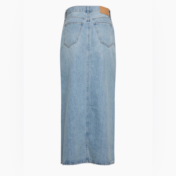 Aritzia Denim Forum The '90s Vintage Maxi Denim Skirt in 7 Yrs Bleu Taboo - Picture 2 of 3